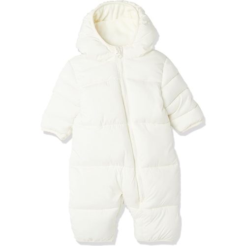 Amazon Essentials Unisex Babies' Water-Resistant Winter Puffer Bunting Suit