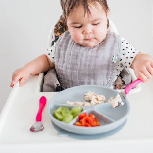 green sprouts Organic Cotton Muslin Bibs 5pk