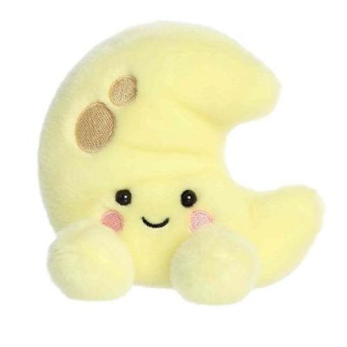 Aurora Mini Evelyn Crescent Moon Palm Pals Adorable Stuffed Animal Yellow 5"