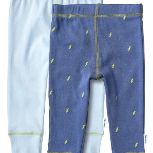 Gerber Pantalones de Algodón para Bebé Niño, Packs de 2, Tallas Recién Nacido - 12 Meses