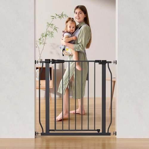 Elevon Baby Gate for Stairs and Doorways - Graphite