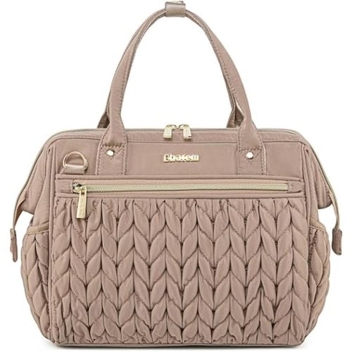 Small Diaper Bag Tote Crossbody, Medium Baby Bag Convertible Backpack for Women Diaper Purse