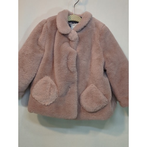 Zara Baby Faux Fur Coat 12/18 months