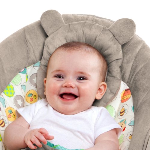 Bright Starts Disney Baby Bouncer Seat - Winnie the Pooh Dots & Hunny Pots