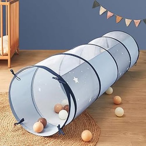 Tiny Land Kids Play Tunnel Tent with Storage Bag for Toddlers