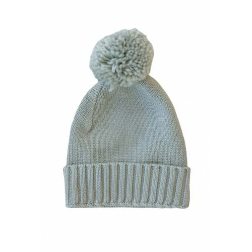 Knit Baby Pom Pom Beanie