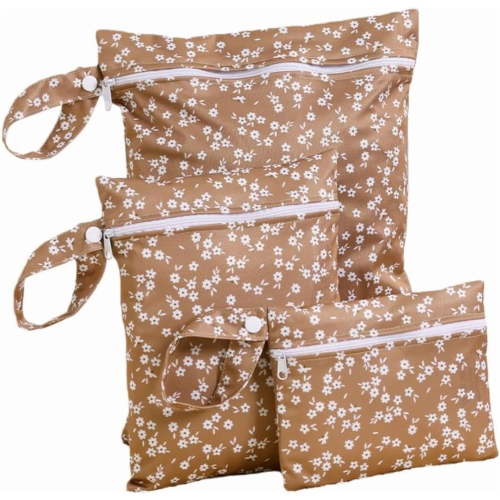 3 Pack Waterproof Baby Diaper Storage Bags Portable Organizer For Clothes Diapers Wipes Baby Shower Gift
