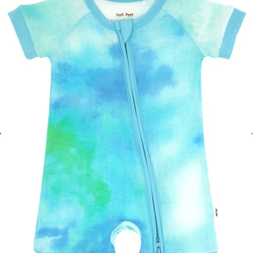 Tidepool Watercolor Shorty Zippy