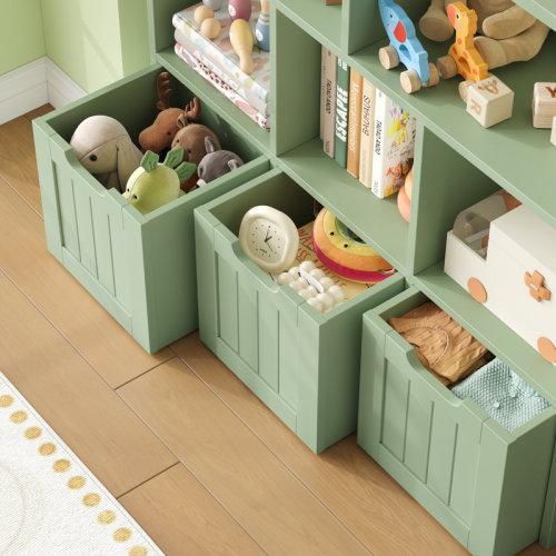 Zipcode Design™ Kalb 39.4"W x 35.4'' H Toy Box and Organizer & Reviews | Wayfair