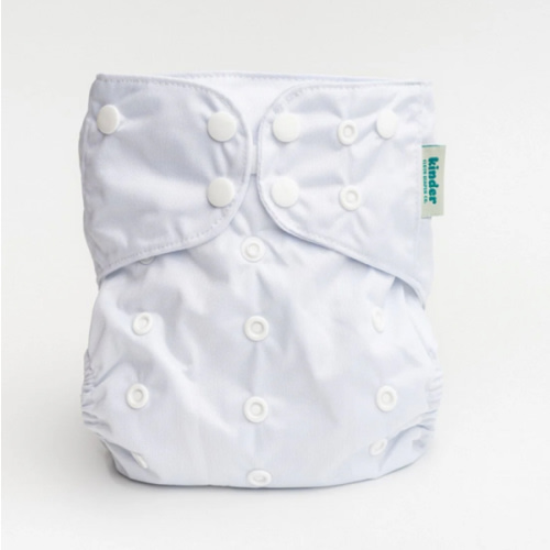 Solid Color: Essentials Pocket Cloth Diaper with Athletic Wicking Jersey, Grows with your Baby