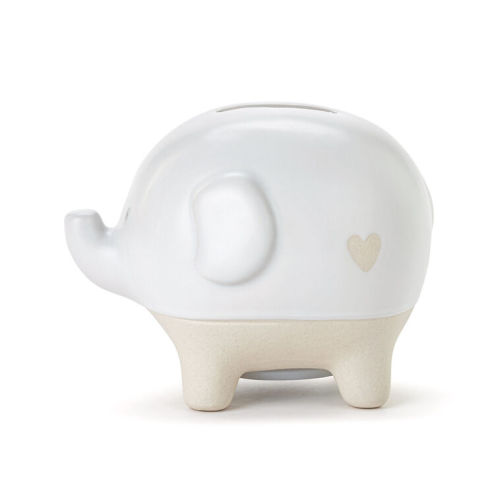 Demdaco Ceramic Elephant Bank