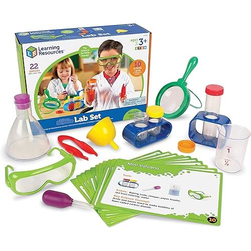 Learning Resources Primary Science Lab Activity Set - Experiments for Kids, Chemistry Toy, Pretend Play, STEM Projects, Classroom Must Haves, Teacher Supplies, Montessori Gifts for Boys and Girls