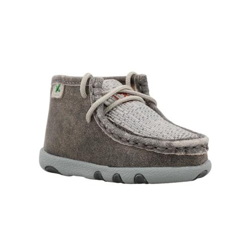 Grey Chukka Driving Moc Infants Shoes by Twisted X