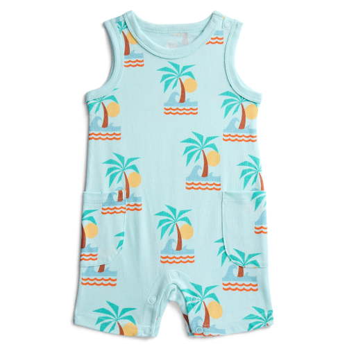 Wonder Nation Baby Boys' Print Tank Romper, Sizes 0M-24M