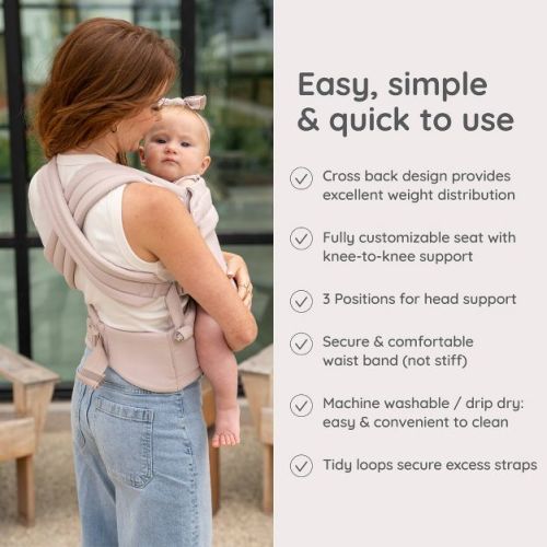 Infantino Honey Blossom Baby Carrier - Toasted Almond