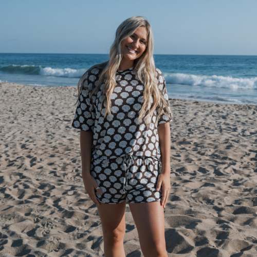 Women's Bamboo Short Set | Seashells