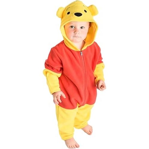 Cuddle Club Fleece Baby Bunting Bodysuit with Hood, Convertible Mittens & Booties, Car Seat Friendly, Soft & Warm, Easy Zip