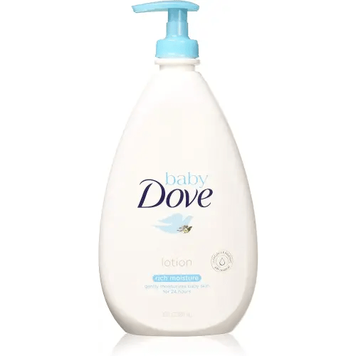 Baby Dove Rich Moisture Face and Body Lotion, 20 Fl Oz (Pack of 4)