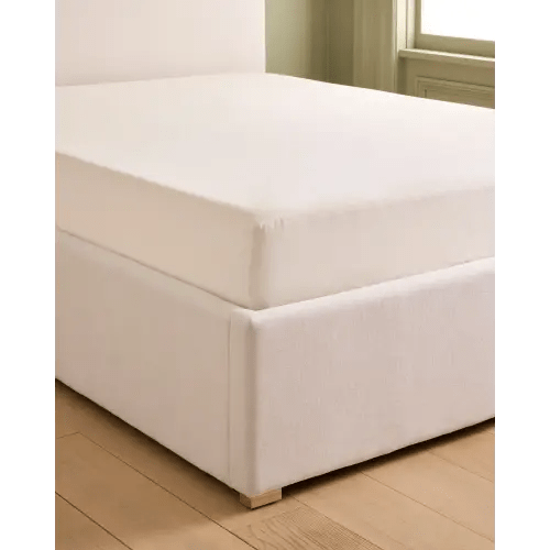 Organic Waterproof Mattress Protector in Natural