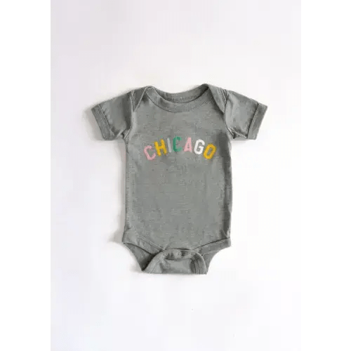 Sweet Home Chicago Onesie - Pastel