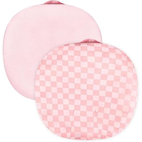 Baby Lounger Cover 1 Pack, Double-Sided Removable Lounger Covers for Infant, Stretchy and Soft Reversible Lounger Slipcover for Baby Girls Boys Newborn, Pink (Only Cover)