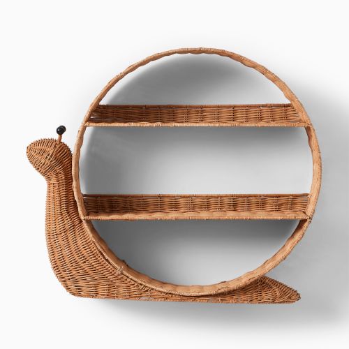 Snail Rattan Shelf (28")