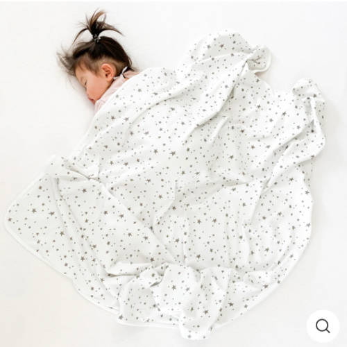 Merino Wool Toddler Blanket | Star Pattern - Luxuriously Soft – Woolino