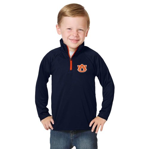 Little King NCAA Toddler Boys 1/4 Zip Pullover Wind Shirt-100% Polyester-Sizes 2T 3T 4T 5T