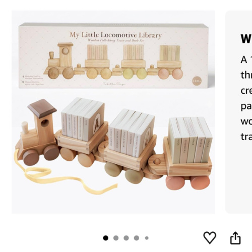 My Little Locomotive Library: Premium 15-Book Box Set with Wooden Train and Gift Box Play Track (Tabitha Paige Children's Book Series)