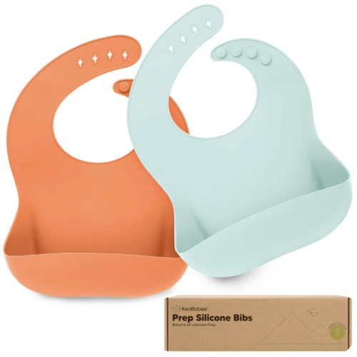 2-Pack Prep Silicone Bibs