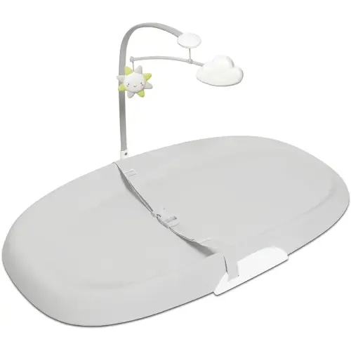 Skip Hop New Nursery Style Wipe-Clean Changing Pad - Grey, 16" Width