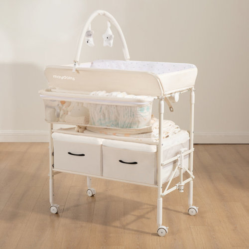 Portable Changing Table with Drawers | Wayfair