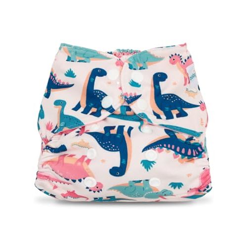 babygoal Baby Cloth Cover for Prefolds,Flats or Fitted Diapers– Adjustable, Reusable, Waterproof Swim Diaper Cover
