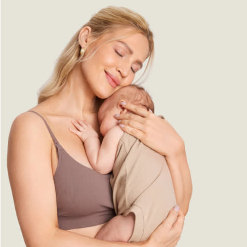 Ribbed Scoop Nursing Bralette