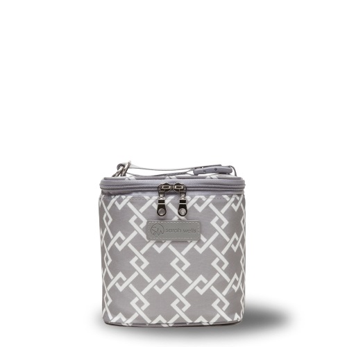 Cold Gold Breastmilk Cooler Bag Ice Pack Included Gray Portable Cooling for Pumped Milk – Sarah Wells Bags