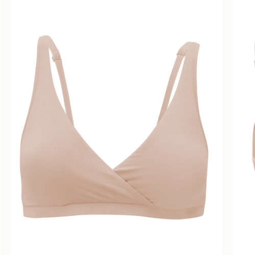 Women's Cross Front Bralette in Chai | Kyte Baby – Kyte Living