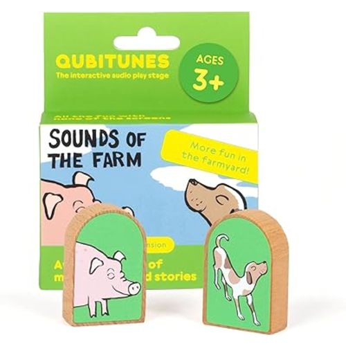 Interactive Audio Play Stage Game | Sounds of The Farm Expansion Set |Create Sound & Stories | Listen, Learn and Play | Ages 3+ Boys & Girls