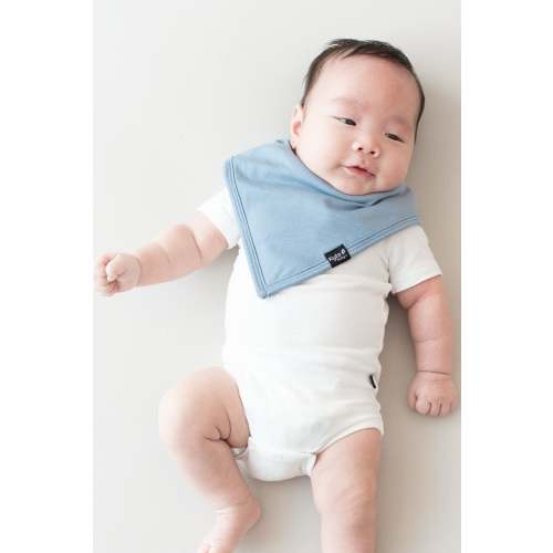 Baby Bib in Slate | Infant Bamboo Bib | Kyte Baby