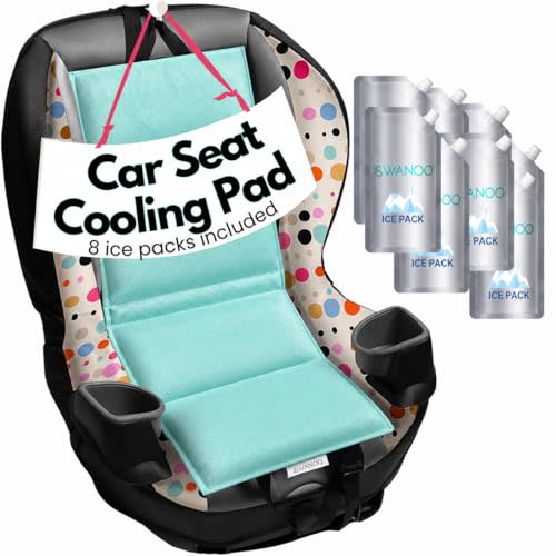 Car Seat Cooling Pad, Stroller Cooling Pad with Ice Pack for Babies Toddler and Kids, Sun and Heat Cover Protector for Summer Carseat Cooler Liner