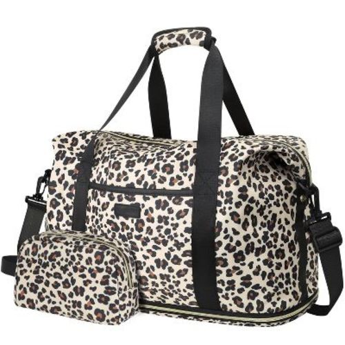 Narwey Travel Duffle Bag, Waterproof Weekender Overnight Bags for Women Men Hospital Bag for Women