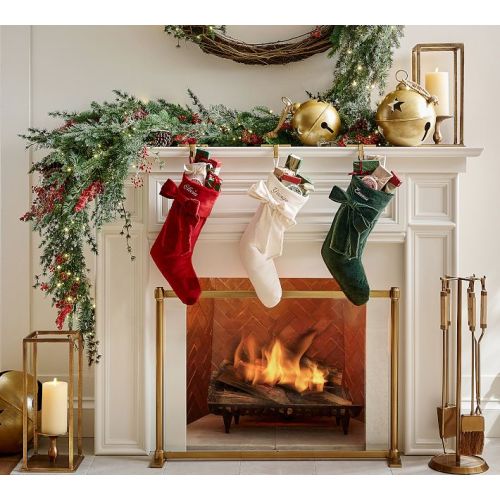 Classic Velvet Bow Stockings