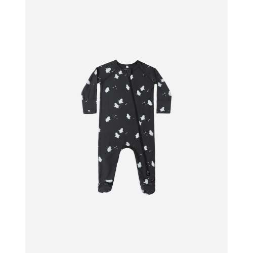 Bamboo Zip Footie || Ghosts – Rylee + Cru