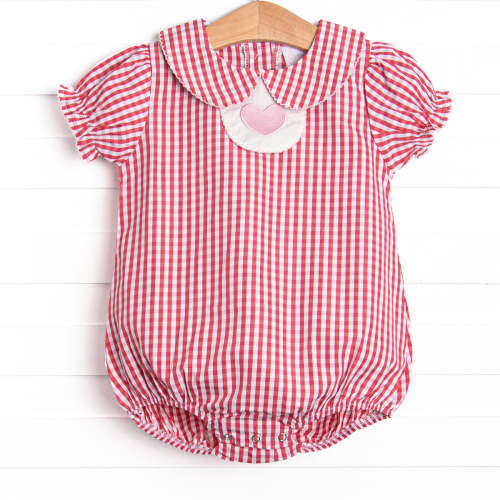 Forget Me Not Embroidered Bubble, Red – Stitchy Fish