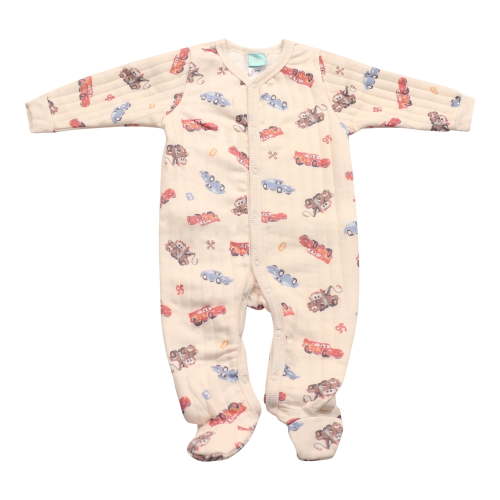Magic Threadz Disney Baby Boys Quilted Footed Coveralls – Toy Story, Cars, Winnie the Pooh & Spiderman Infant (0/3M–6/9M)