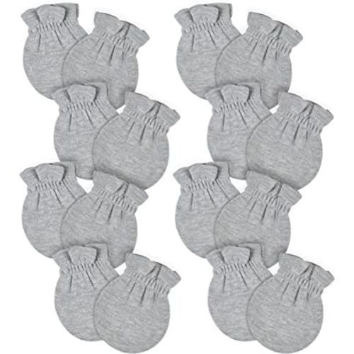 Gerber Baby Girls' 8-pack and 12-pack No Scratch Mittens