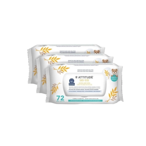 Attitude Baby Wipes - Sensitive Skin