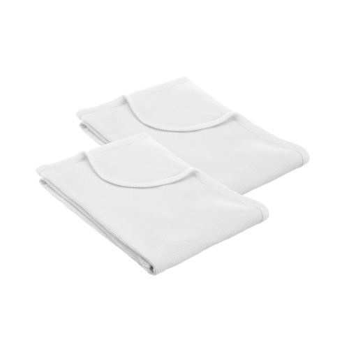 American Baby Company 100% Cotton Thermal Waffle Swaddle Blanket, Soft, Breathable & Stretchy, White, 2 Pack, 30" x 40" for Boys and Girls, Perfect for Swaddling, Travel and Gifting