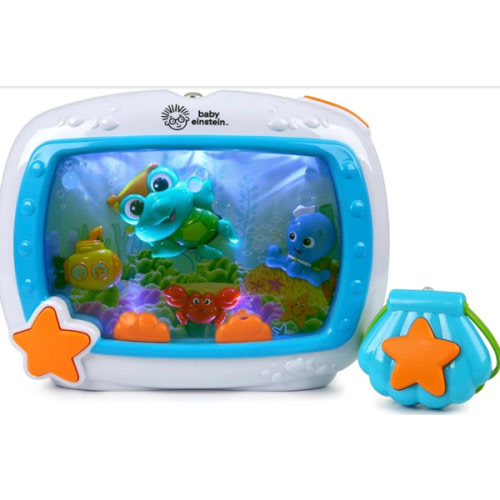 Baby Einstein Sea Dreams Soother Musical Crib Toy and Sound Machine, Newborn and up