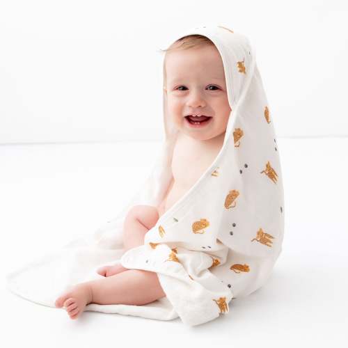 Cheetah Hooded Towel Set