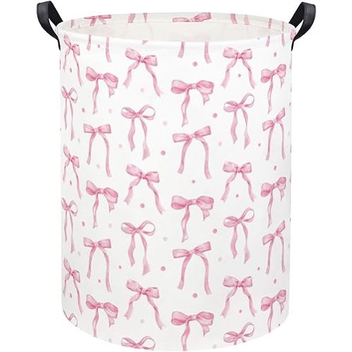 Baby Laundry Hamper (Dot Bowknot)